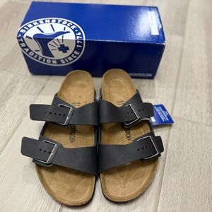 New Birkenstock Arizona BS Unisex Sandal Slides W10/M8 Black